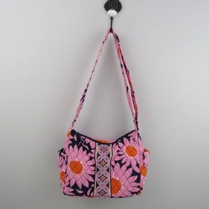 Vera Bradley vibrant floral shoulder bag
